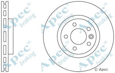 APEC BRAKING dsk2323 -  Тормозной диск